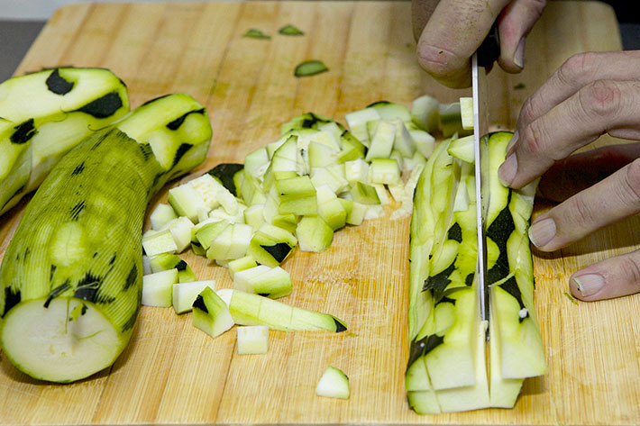 receta de calabacin paso 2